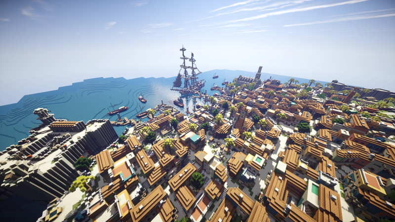 Illustration for article titled Havana from Assassin's Creed IV, Recreated in Minecraft